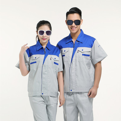 定制工作服_定制工作服 勞保服裝 夏季短袖 訂做工廠 廠家批發(fā) 